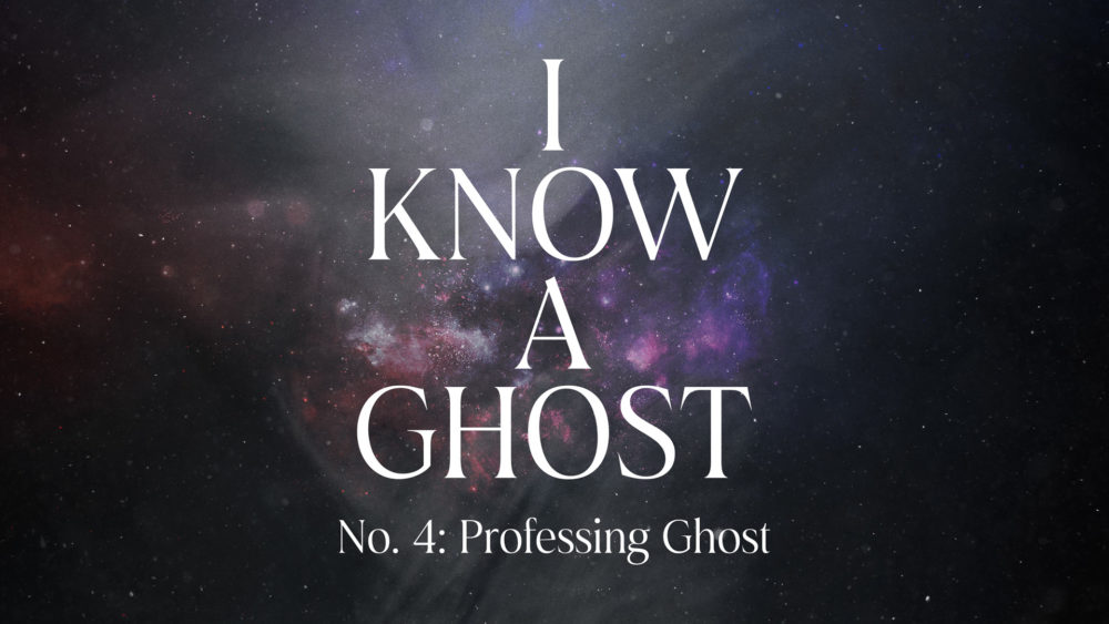 I Know a Ghost #4 | Professing Ghost Image