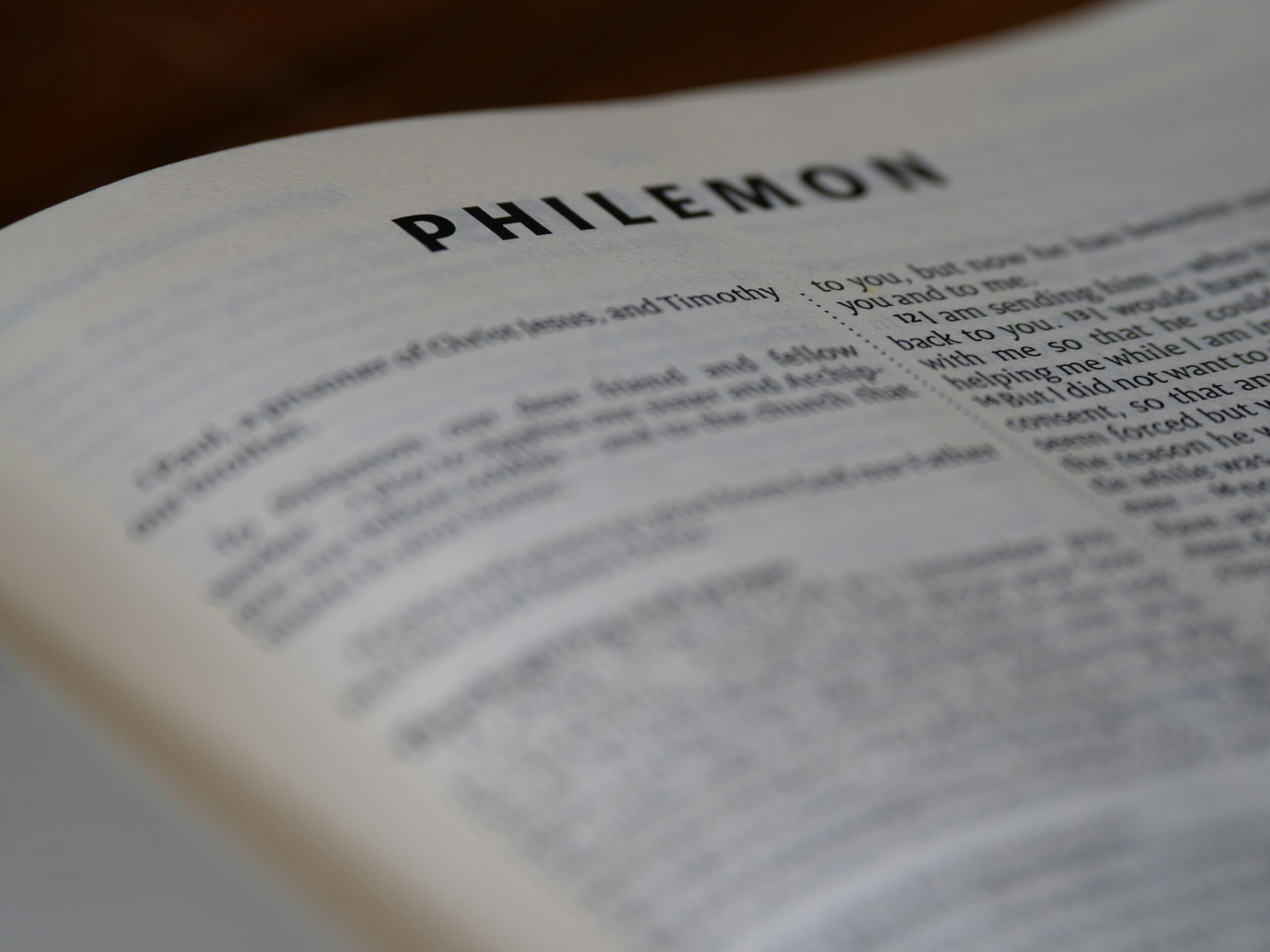 Why Paul’s Letter to Philemon Still Matters